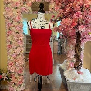 Red dress